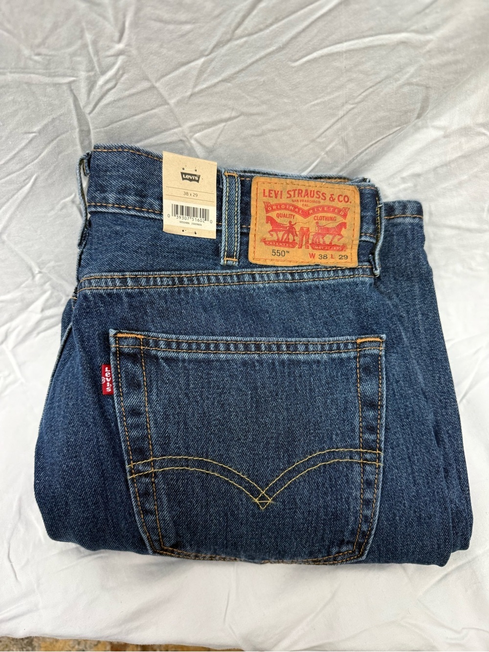 Levi's Men's 550 Relaxed Straight Jeans - Dark Blue